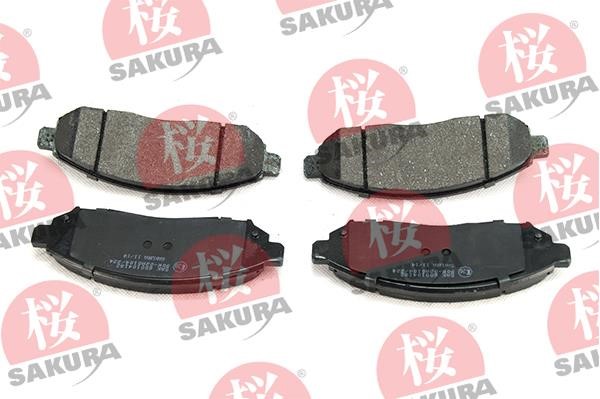 Sakura 600-10-4182 Brake Pad Set, disc brake 600104182
