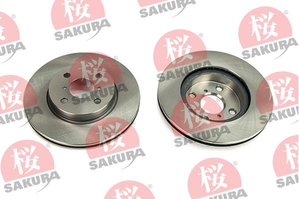 Sakura 604-20-3867 Front brake disc ventilated 604203867