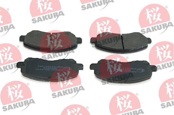 Sakura 600-50-4340 Brake Pad Set, disc brake 600504340