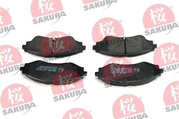 Sakura 600-00-8380 Brake Pad Set, disc brake 600008380