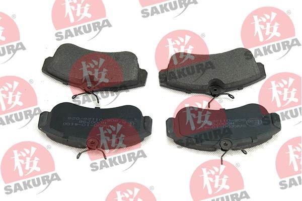 Sakura 600-10-4100 Brake Pad Set, disc brake 600104100