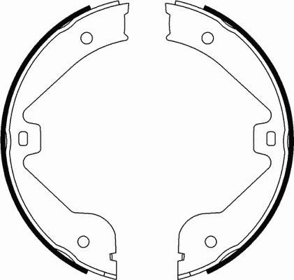 Motorquip LVBS794 Parking brake shoes LVBS794