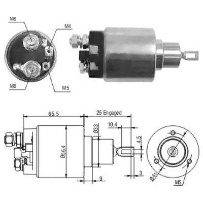 We Parts 471480107 Solenoid switch, starter 471480107