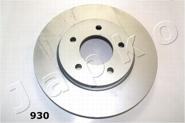 Japko 60930 Front brake disc ventilated 60930