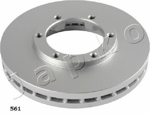 Japko 60561 Front brake disc ventilated 60561
