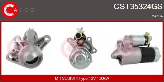 Engine starter motor Mazda: CST35324GS Casco Starter