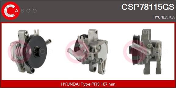 Casco CSP78115GS Hydraulic Pump, steering system CSP78115GS