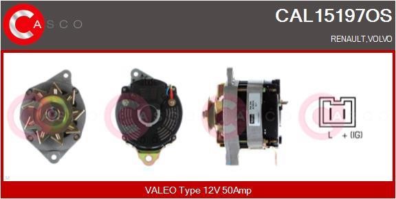 Casco CAL15197OS Alternator CAL15197OS