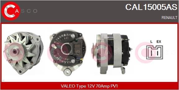 Casco CAL15005AS Alternator CAL15005AS