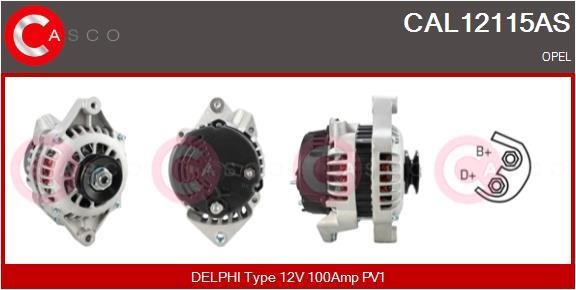 Casco CAL12115AS Alternator CAL12115AS