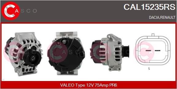 Casco CAL15235RS Alternator CAL15235RS