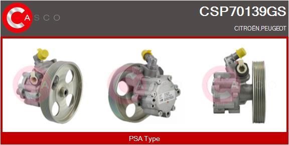Casco CSP70139GS Hydraulic Pump, steering system CSP70139GS