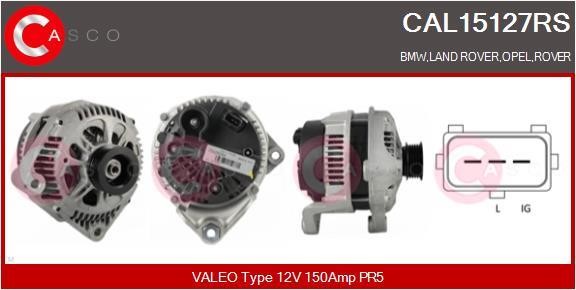 Casco CAL15127RS Alternator CAL15127RS