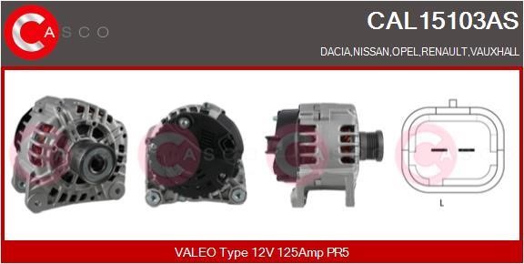 Casco CAL15103AS Alternator CAL15103AS