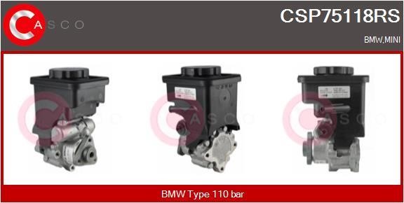 Casco CSP75118RS Hydraulic Pump, steering system CSP75118RS