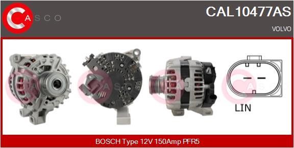 Alternator Volvo XC60: CAL10477AS Casco Alternator