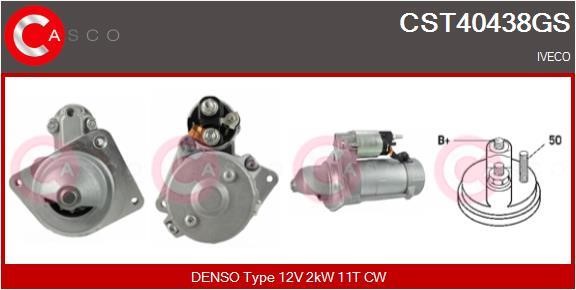 Engine starter motor Iveco Daily: CST40438GS Casco Starter