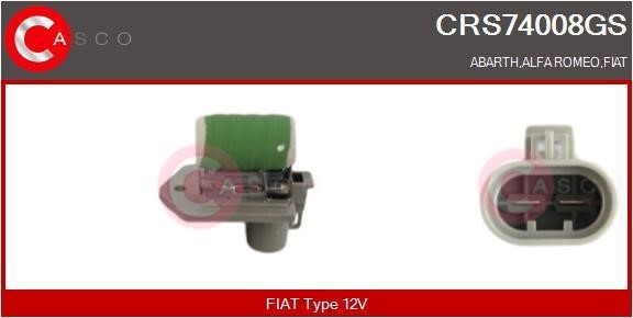 Casco CRS74008GS Pre-resistor, electro motor radiator fan CRS74008GS