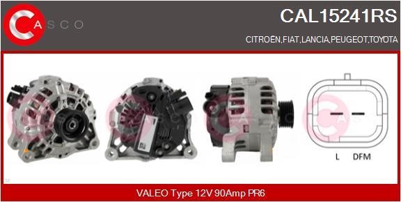 Casco CAL15241RS Alternator CAL15241RS