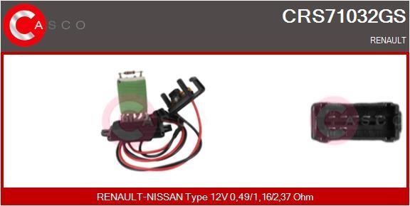 Casco CRS71032GS Resistor, interior blower CRS71032GS