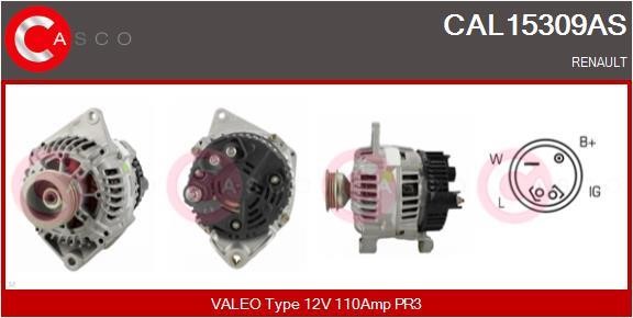 Casco CAL15309AS Alternator CAL15309AS