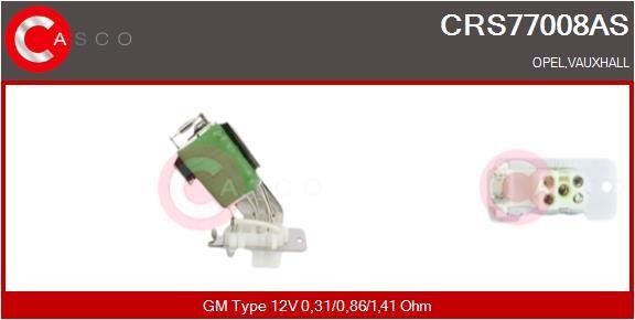 Casco CRS77008AS Resistor, interior blower CRS77008AS