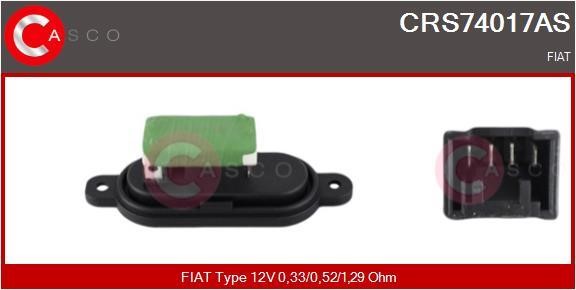 Casco CRS74017AS Resistor, interior blower CRS74017AS