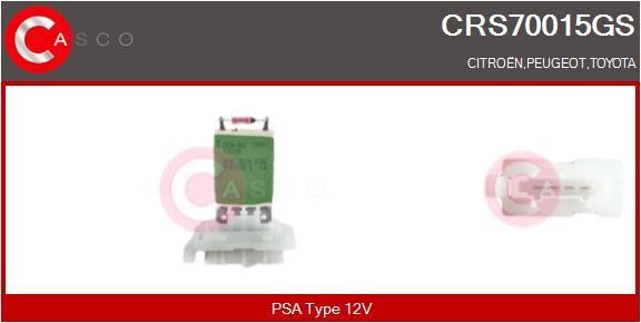 Casco CRS70015GS Resistor, interior blower CRS70015GS