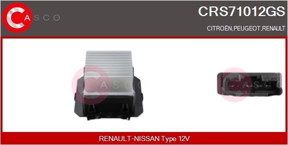 Casco CRS71012GS Resistor, interior blower CRS71012GS