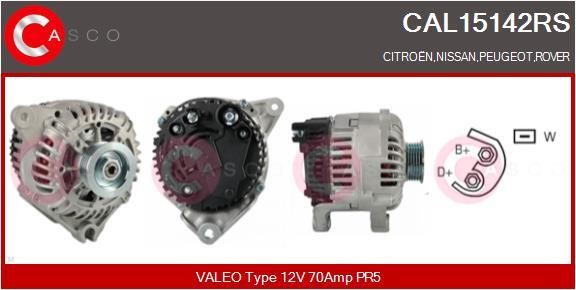 Casco CAL15142RS Alternator CAL15142RS