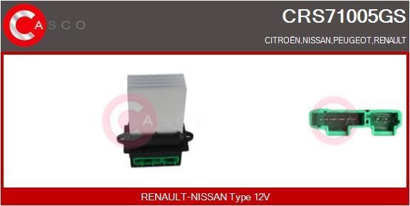 Casco CRS71005GS Resistor, interior blower CRS71005GS