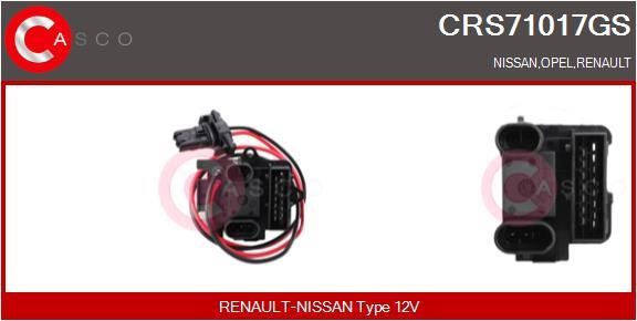 Casco CRS71017GS Resistor, interior blower CRS71017GS