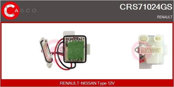 Casco CRS71024GS Resistor, interior blower CRS71024GS