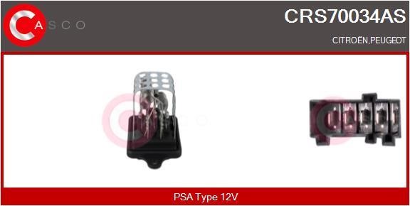 Casco CRS70034AS Resistor, interior blower CRS70034AS