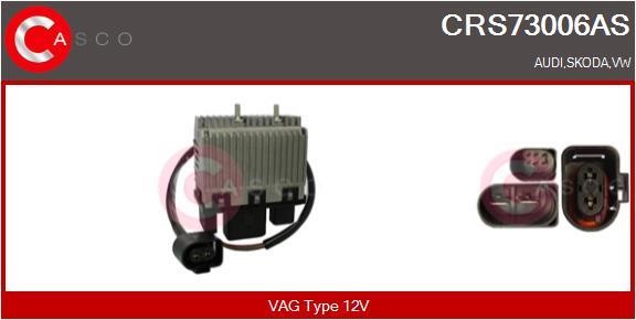 Casco CRS73006AS Pre-resistor, electro motor radiator fan CRS73006AS