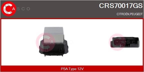 Casco CRS70017GS Resistor, interior blower CRS70017GS