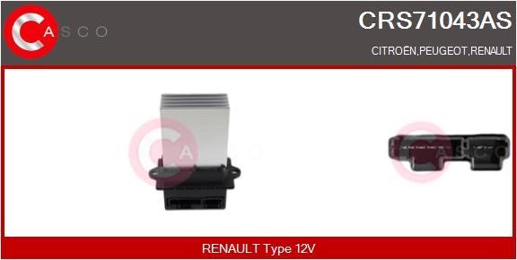Casco CRS71043AS Resistor, interior blower CRS71043AS