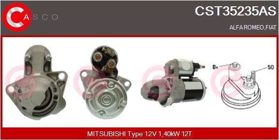 Engine starter motor Fiat Croma: CST35235AS Casco Starter