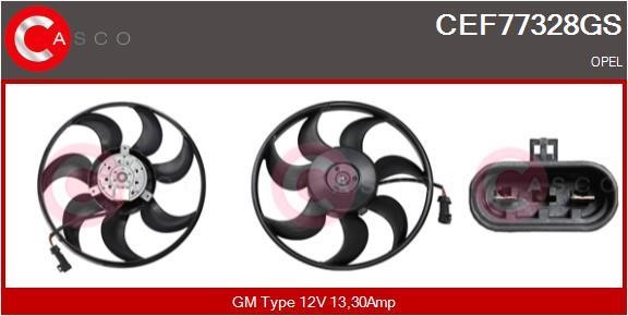 Casco CEF77328GS Hub, engine cooling fan wheel CEF77328GS
