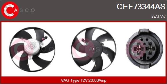 Casco CEF73344AS Hub, engine cooling fan wheel CEF73344AS