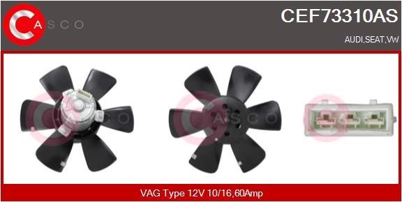 Casco CEF73310AS Hub, engine cooling fan wheel CEF73310AS