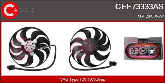 Casco CEF73333AS Hub, engine cooling fan wheel CEF73333AS