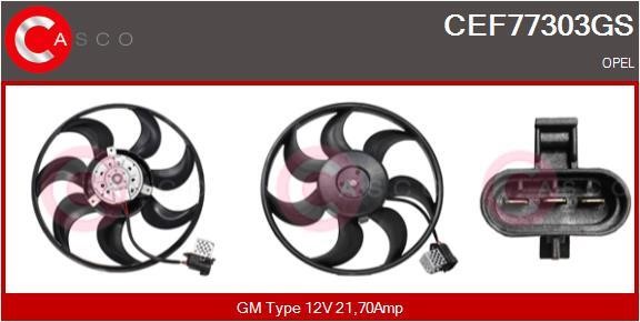 Casco CEF77303GS Hub, engine cooling fan wheel CEF77303GS