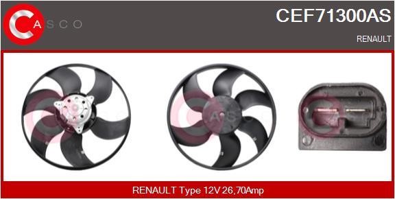Casco CEF71300AS Hub, engine cooling fan wheel CEF71300AS