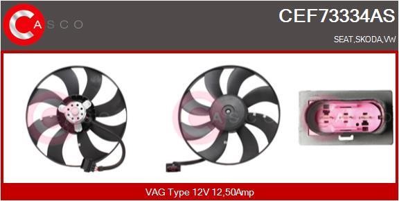 Casco CEF73334AS Hub, engine cooling fan wheel CEF73334AS