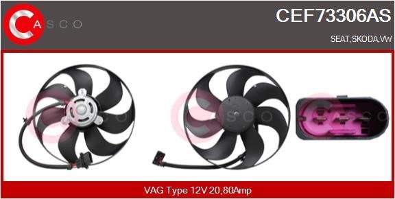 Casco CEF73306AS Hub, engine cooling fan wheel CEF73306AS