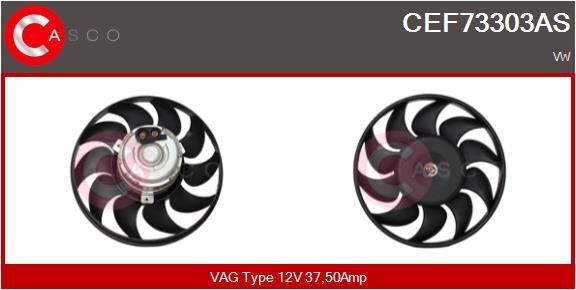 Casco CEF73303AS Hub, engine cooling fan wheel CEF73303AS