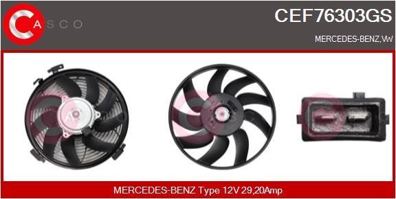 Casco CEF76303GS Hub, engine cooling fan wheel CEF76303GS
