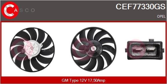 Casco CEF77330GS Hub, engine cooling fan wheel CEF77330GS