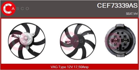 Casco CEF73339AS Hub, engine cooling fan wheel CEF73339AS